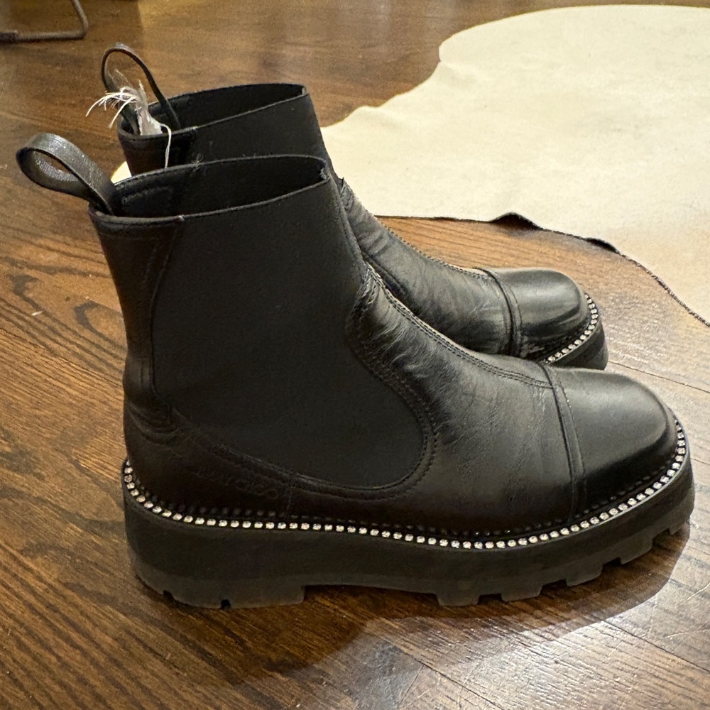 Jimmy Choo Chelsea Boot - Rhinestone Trim - Picture 2 of 8